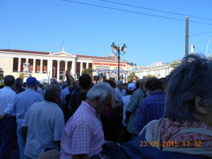 Συλλαλητήρια συνταξιούχων και ΠΑΜΕ στην Αθήνα 23.6.2015