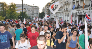 Σύνταγμα 10.07.2015 /Ο λαός στο προσκήνιο