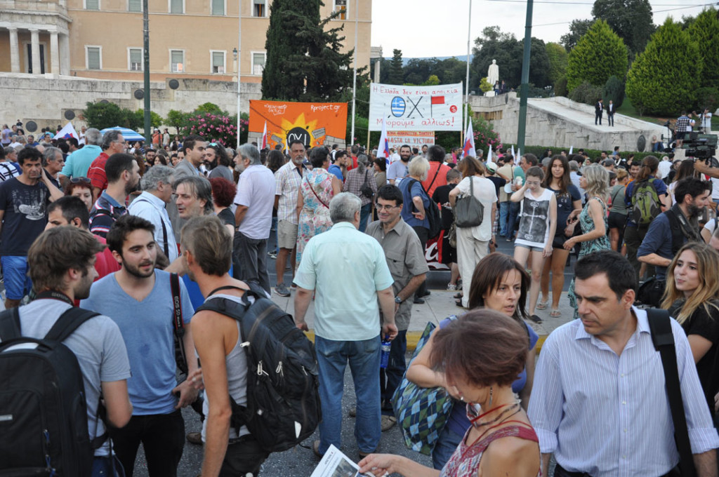 Σύνταγμα 10.07.2015 /Ο λαός στο προσκήνιο