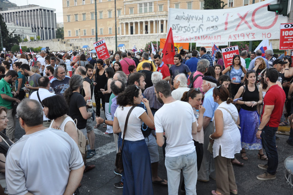 Σύνταγμα 10.07.2015 /Ο λαός στο προσκήνιο