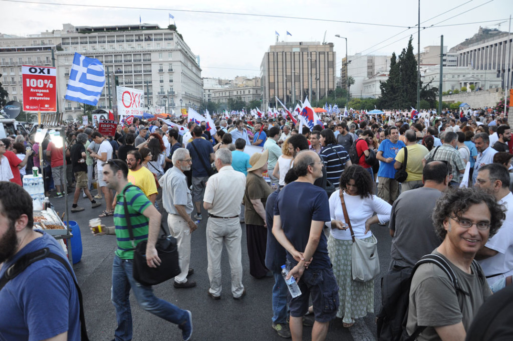 Σύνταγμα 10.07.2015 /Ο λαός στο προσκήνιο