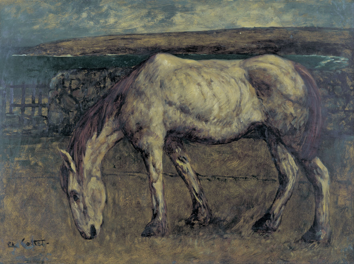 Charles-Cottet-Old-Horse-in-the-Wasteland