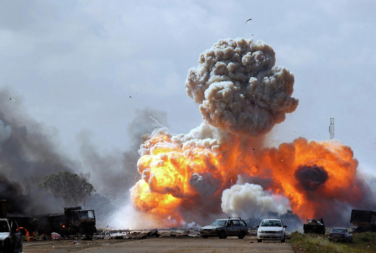 us_british_and_french_bombs_attack_civilian_cars_on_the_road