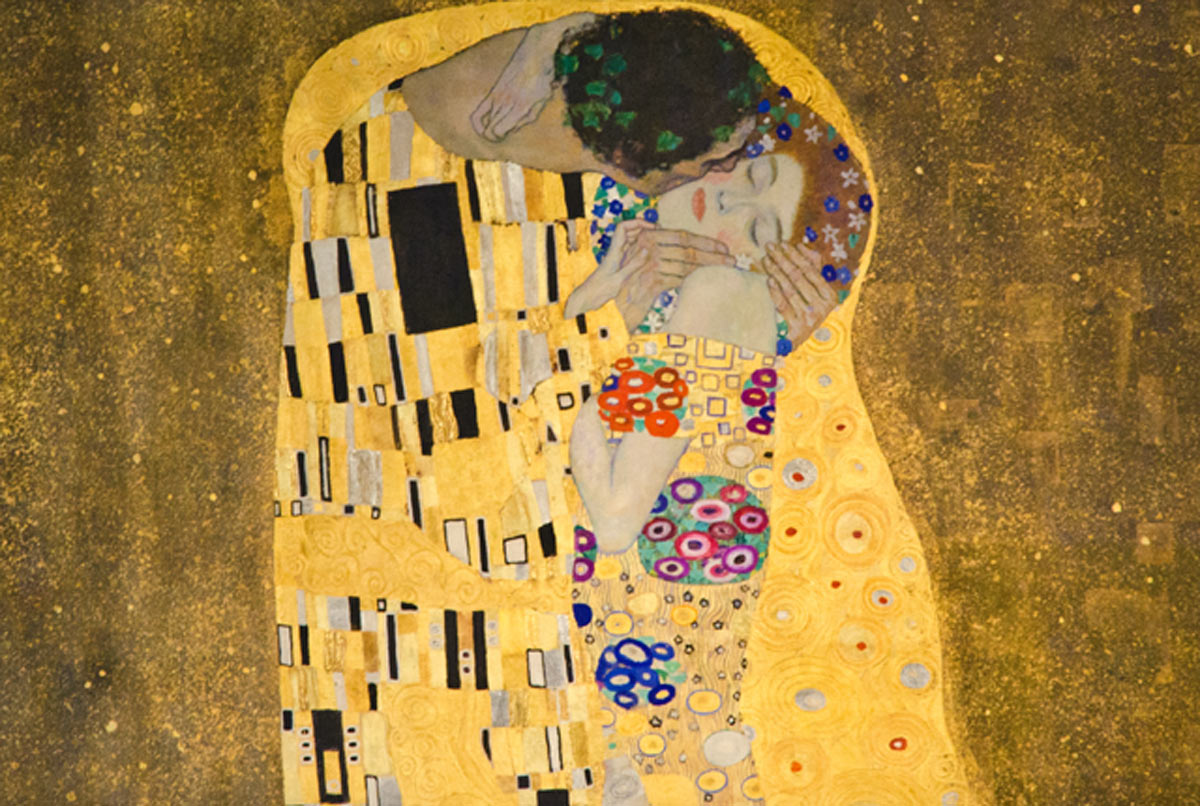 Klimt’s--The-Kiss